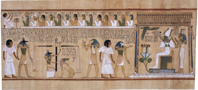 Judgement scene from the Book of the Dead