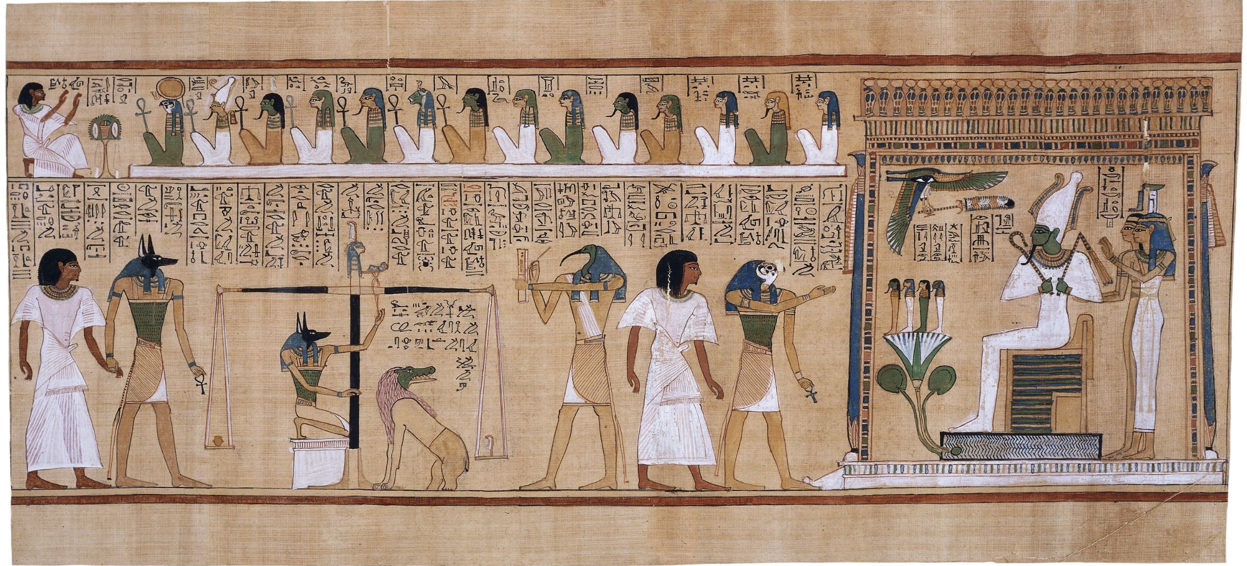 Judgement scene from the Book of the Dead