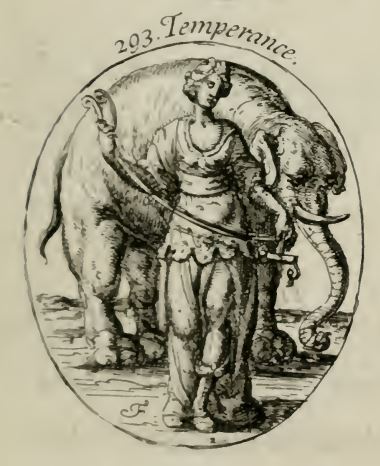 Temperance from an English edition of Iconologia